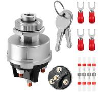 DAOKAI 4-Position Universal Engine Ignition with 2 Keys,Ignition Starter Switch,Replacement with Lock ACC OFF RUN START for 12V Car, Truck, Tractor, Trailer, Forklift