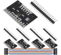 DAOKAI 5 pcs MPR121 Touch Sensor Capacitive Keyboard Controller Module 2.5V-3.6VDC MPR121-Breakout-V12 I2C interface driver Development Board with pin header Connecting cable,for arduino