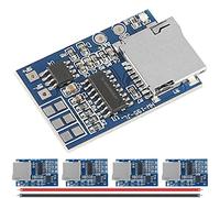 DAOKAI 5PCS TF Card MP3 Decoder Board GPD2846A 2W Mixed Mono 3.7-5V Power Amplifier Module for Arduino Support FM Radio Audio Mode with Cable 24AWG