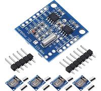 DAOKAI 5PCS Tiny RTC I2C Real Time Clock Module AT24C32 Storage Memory High Precision DS1307 Clock Module for Arduino for AVR ARM PIC SMD, with Straight Single Row