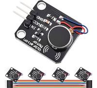 DAOKAI 5Pcs Vibration Motor Module DC 5V Mini Mobile Phone Vibrator PWM Vibration Motor Alarm Module High Level Trigger with Cable for Arduino Electronic DIY Projects