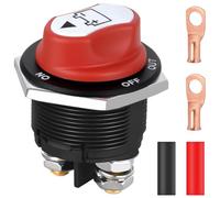 DAOKAI Battery Disconnect Switch 200A Car Battery Isolator Switch 12V-32V 200A ON/OFF/OUT Master Power Cut Off Kill Switch Waterproof for Marine Boat Caravan Car Vehicles RV ATV