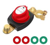DAOKAI Battery Isolator Switch 12V 48V with Raised Battery Poles, 180° Adjustable Heavy-Duty Master Cut Off Kill Switch for Car RV Marine Boat Truck,Simple Installation