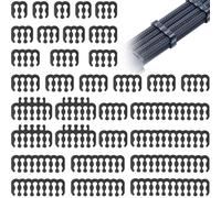 DAOKAI Cable Comb Bridged Comb Kit | 4 x 24 P | 4 x 16 P | 4 x 12+4 P | 12 x 8 P | 4 x 6 P | 4 x 4 P | Combs for PSU Cable Extension,Cable Arrangement for Office Home(Black)