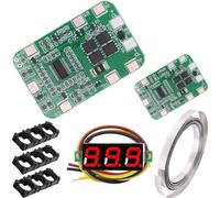 DAOKAI Lithium Battery Protection Board Balance Charging 6S 14A 24V 18650 Charger Module PCB BMS Board Overcharge/Overdischarge/Short Circuit Protect,for Li ion Cell- 2PCS
