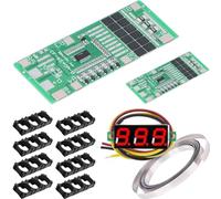 DAOKAI Lithium Battery Protection Board Balance Charging 6S 40A 24V 18650 Charger Module PCB BMS Board Overcharge/Overdischarge/Short Circuit Protect,for Li ion Cell- 2PCS