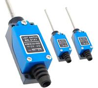 DAOKAI ME-9101 Momentary Limit Switch Flexible Coil Spring Rod Momentary Switch NC-NO Travel Switch for CNC Mill Laser Plasma Router, 3 pcs