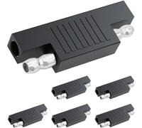 DAOKAI SAE to SAE Polarity Reverse Adapter,6PCS SAE 2 Pin Quick Disconnect Male to Male Connectors Extension Cable for Solar Panel Battery Power Charger