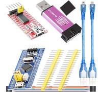DAOKAI ST-Link V2 Emulator Downloader STM32F103C8T6 ARM Development Board FT232RL FTDI Mini USB to TTL Serial Converter kit with Micro/Mini to USB cable female to female cable