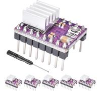 DAOKAI Stepper Motor Driver Module DRV8825 Adjustable Driver 3D Printer Accessories with Heat Sink Screwdriver for 3D Printer Ramps 1.4 StepStick, pack of 6