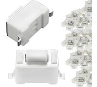 DAOKAI Tactile Micro Switch Push Button 3x6x4.3mm Surface Mount Switch 50mA 12V DC Miniature Micro Momentary Tactile Tact Touch Push Button for Electronic devices-100pcs