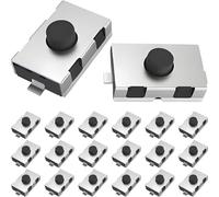 DAOKAI Tactile Micro Switch Push Button 4x6x2.5mm 2 Pin Surface Mount Switch 50mA 12V DC Miniature Micro Momentary Tactile Tact Touch Push Button for Electronic devices-20pcs