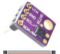 DAOKAI Temperature and Humidity Sensor Module SHT31 SHT31-D IIC I2C Interface Digital Output 3.3V 5V with male and female cables for Arduino