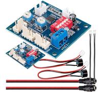 DAOKAI Thermostat PWM Fan Module, DC 12V 4 Wire PWM PC Fan Temperature Speed Controller Module CPU High Temperature Cooling Module 3 Channels NTC 50K Thermal Sensor/Buzzer Alarm sounder Module