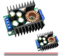 DAOKAI XL4016 Step-Down Buck Converter 5-40V to 1.2-35V Adjustable DC-DC Power Supply Module 300W High Power Board for Arduino with 24AWG Wire(2pcs)