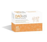 DAOkids - Dietary Management of DAO Deficiency/Histamine Intolerance - DAO Enzyme for Children Aged 3 Years and Older - 60 Mini Gastro-Resistant Tablets.