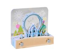 Daooibpa 3D Calendar | Time Piece Ferris Wheel Calendar 2026 | Notes Timepiece Sticky Desk for Christmas Organization Planning Home Work Holiday Kids Schedule Office School