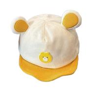 Daooibpa Cute Baby Baseball Caps,Baby Toddler Hat Sun Protection | Adjustable Breathable Cartoon Headwear for 6-Month to 3-Year Boys Girls Sons Daughters Yellow