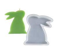 Daooibpa Easter Silicone Molds - Reusable Non-Stick Crafting Tools - 3D Bunny Easter Molds Silicone - for Candle Soap Making Wax Plaster Epoxy Resin Home Decor Art Projects Party Favors