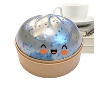 Daooibpa Glitter Dumpling,Squeeze Fidget - Bun Shape Pinch Toy,for Kids Teens Adults Travel Studying Working Home Office Classroom Car Ride