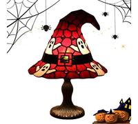 Daooibpa Witch Hat Desk Lamp | Holiday Witch Hat Night Light Decor | Creative Halloween Desk Lamp for Dining Table Balcony Kitchen Basement Bedroom Bookshelf Dorm Bedside Nightstand Haunted House