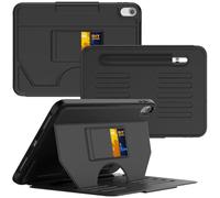 DAORANGE for iPad A16 11th Generation 11 Inch Case, iPad 10th Generation Case, Business Shockproof with Strong Magnetic Stand, Auto Wake/Sleep, Pencil Holder (Black)