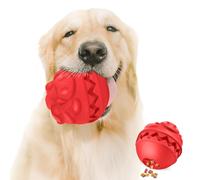 DAOZIJI Rubber Treat Dispensing Dog Toys, Indestructible Dog Ball for Aggressive Chewers, Interactive Treat Toy for Boredom to Keep Them Busy, Large Aggressive Chew Dispensing Ball