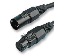 DAP AUDIO - 5 Pin Male to Female DMX Lead, 3m Black