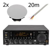 DAP-Audio 530-DAB Shop Set 2x Ceil 8 Wh