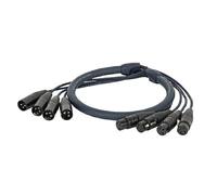 DAP DMX Multi 3-Pin 15m 4-Way Snake Cable