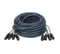 DAP DMX Snake 4 way 5 pole XLR 10m Neutrik Multicore Lighting Desk Stage
