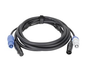 DAP FP20 Hybrid Power Pro & XLR Cable, 1.5m