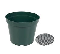 DAPERCI 40-Pack Green Color 4 inches Nursery pots Thick Plastic Flower pots Good Drainage in Bulk Indoor/Ourdoor Planter pots (40pcs Pot net Included)