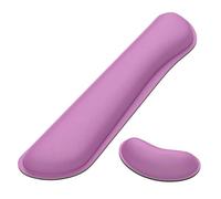 Dapesuom Ergonomic Keyboard & Mouse Wrist Rest Pad Set, Memory Foam, Radiant Orchid