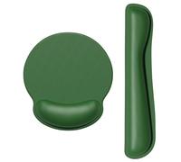 Dapesuom Keyboard Wrist Rest and Mouse Pad with Wrist Support, Memory Foam Wrist Rests for Keyboard and Mouse, Ergonomic Wrist Pad with Non-Slip Base, Forest Green