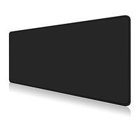 Dapesuom Large Mouse Pad, Extended Gaming Mouse Pad with Stitched Edges, Waterproof Desk Pads with Non-Slip Base, Computer Keyboard Pad, Big Mouse Mat for laptop, Office, 23.6 x 11.8 In, Jet Black