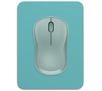 Dapesuom Mouse Pad 6 x 8 Inch With Non-Slip Rubber Base, Waterproof Mat for Women Kids Wireless Mouse Laptops Keyboard Tray Home Office Travel, Malachite Green