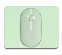 Dapesuom Small Mouse Pad, 5 x 6 Inch Thick Rubber Premium-Textured Non-Slip Portable & Washable Mini Mouse Mat for Women Men Wireless Laptops Keyboard Tray Gaming Work Computer Travel, Lake Green