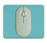 Dapesuom Small Mouse Pad, 5 x 6 Inch Thick Rubber Premium-Textured Non-Slip Portable & Washable Mini Mouse Mat for Women Men Wireless Laptops Keyboard Tray Gaming Work Computer Office Travel, Green