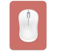 Dapesuom Small Mouse Pad, 6 x 8 Inch Thick Rubber Premium-Textured Non-Slip Portable & Washable Mini Mouse Mat for Women Men Wireless Laptops Keyboard Tray Gaming Computer Office Travel, Indian Red