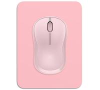Dapesuom Small Mouse Pad 6 x 8 Inch with Non-Slip Rubber Base, Waterproof, Mini for Women Kids Men Wireless Laptops Home Office Travel, Pink