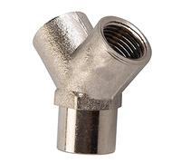 Dapetz ® 1/4" BSP Airline Hose Connectors 3 Way Air Compressor Fittings Y Connector Splitter Female Thread Quick Release Coupler for Air Lines Air Tools Compressors