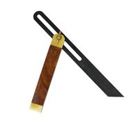 Dapetz ® 10.5-Inch Adjustable Carpentry Square Bevel Gauge - Sliding T-Bevel Ruler with Stainless Steel Blade and Hardwood Handle for Craftsmen, Carpenters, and Architects