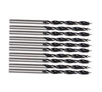 Dapetz 10 Pack 3mm Brad Point Wood Drill Bits Carbon Steel Lip & Spur Drill Bits For Clean Wood Drilling