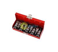 Dapetz ® 10 Pc 1/2" Drive Hex Bit Socket Set H4, H5,h6,h10,h12,h14,h17,h19 Professional Hole for Ball Bearing to Slip Into, Fully Hardened and Tempered Bits