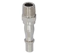 Dapetz ® 10 Pcs Air Line Connectors, 1/4" BSP Stainless Steel Airline Hose Compressor Fittings Couplings - Quick Release Coupler Connector Set Male Thread for Compressor Tools