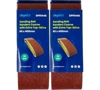 Dapetz 10 Pcs Sanding Belts 60 Grits Aluminum Oxide Abrasive Fabric Sanding Belts 60 X 400mm Accessories For Belt Sanders Grinding