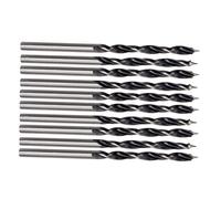 Dapetz ® 10 Piece 3mm Brad Point Wood Drill Bits, Professional Lip and Spur Drill Bits for Wood, Carbon Steel, Clean Efficient Drilling