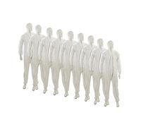 Dapetz ® 10 x Disposable Paper Suit Protective Overall Coveralls XXL 146cm 58 New Protective Coverall Suit