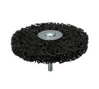 Dapetz ® 100mm Rotary Abrasive Stripping Disc for Rust & Paint Removal, Polyurethane Coated Nylon with Silicon Carbide, Fits 6mm Shank Angle Grinder, Ideal for Metal, Wood & Fiberglass Prep